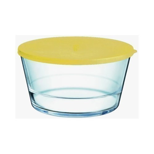 BOL LUMINARC UNISSON 14CMS CON TAPA AMARILLA